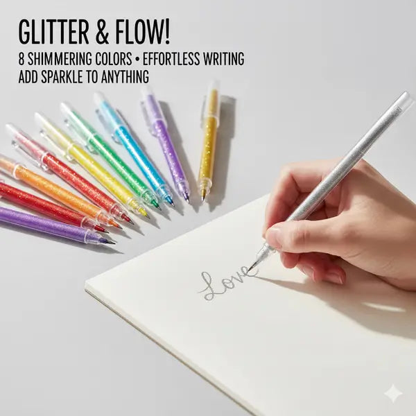🎁 Glitter Gel Pen Set